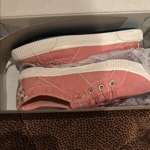 Women’s Blowfish Pink Canvas Sneakers